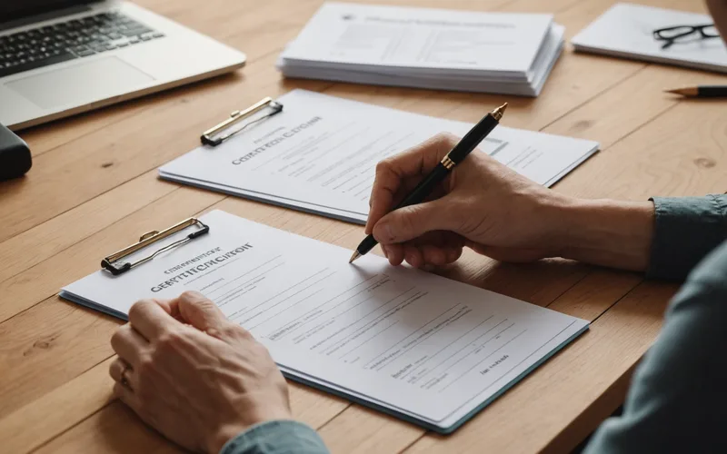 Professional vetting process documentation